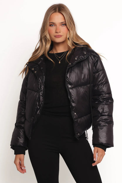 Archie Puffer Jacket Black